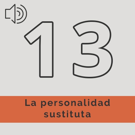 La personalidad sustituta